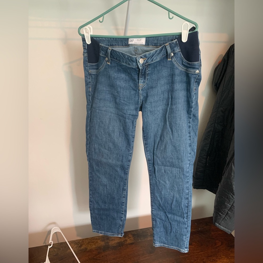 Gap maternity skinny jeans med wash